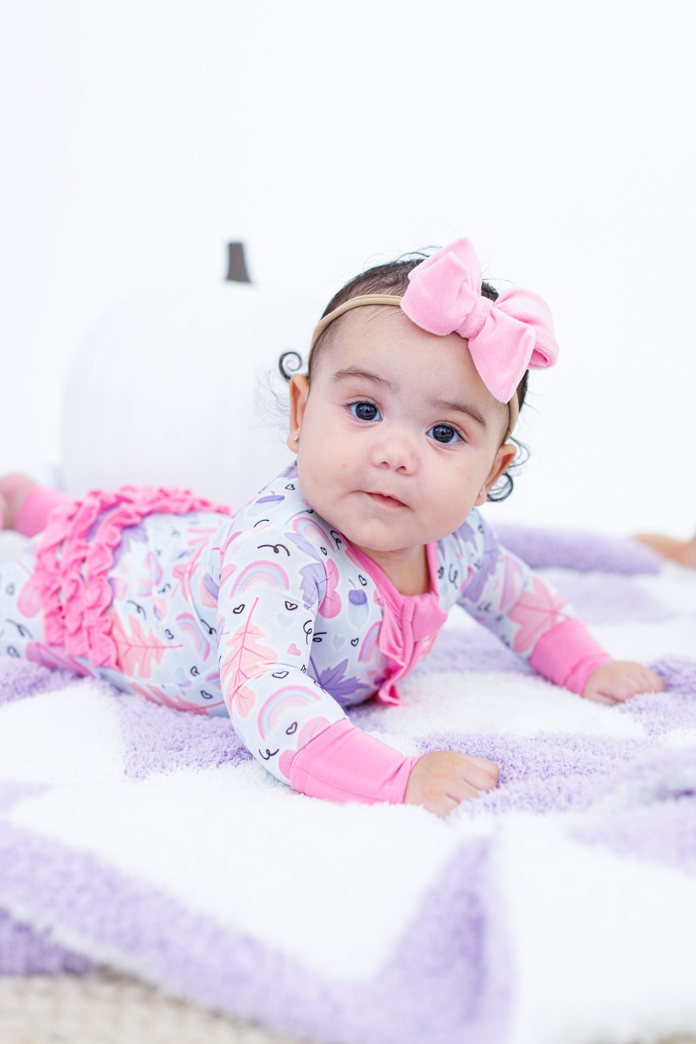 pink velvet headband