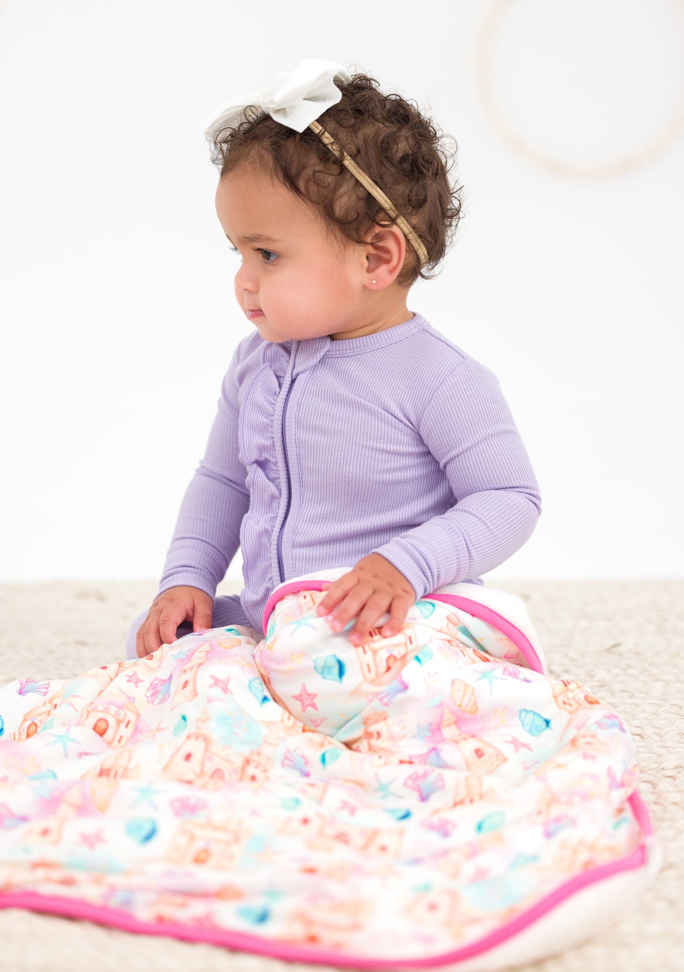 Sandra Plush Birdie Blanket- STROLLER