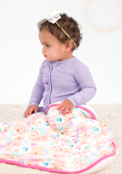 Sandra Plush Birdie Blanket- STROLLER