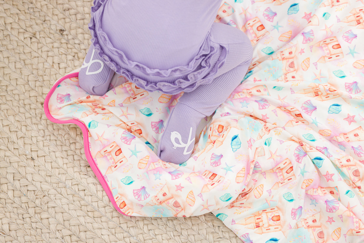 Sandra Plush Birdie Blanket- STROLLER