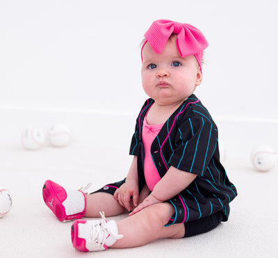 Sundae Sluggers Baseball Jersey - ICE/PINK