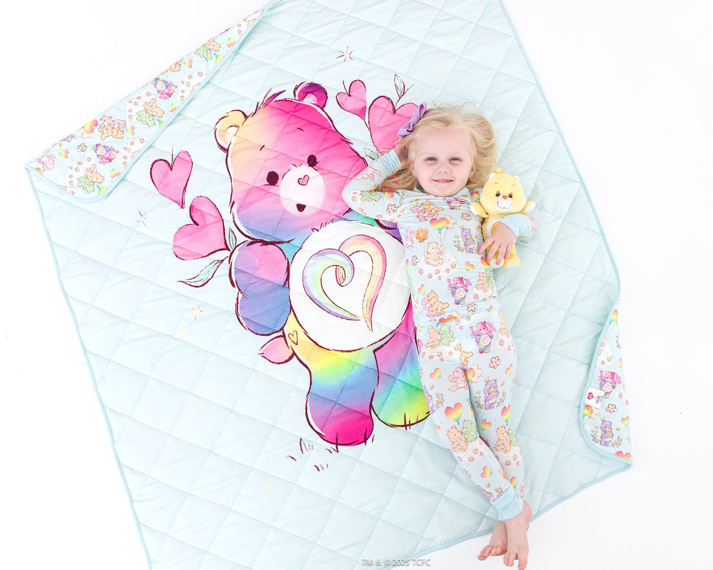 Care Bears Baby™ We Love Flowers Toddler Birdie Quilt