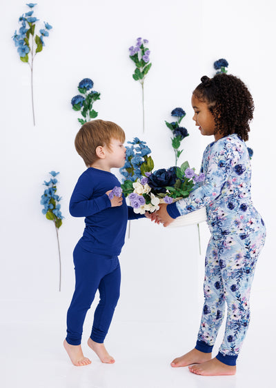 indigo 2-piece pajamas