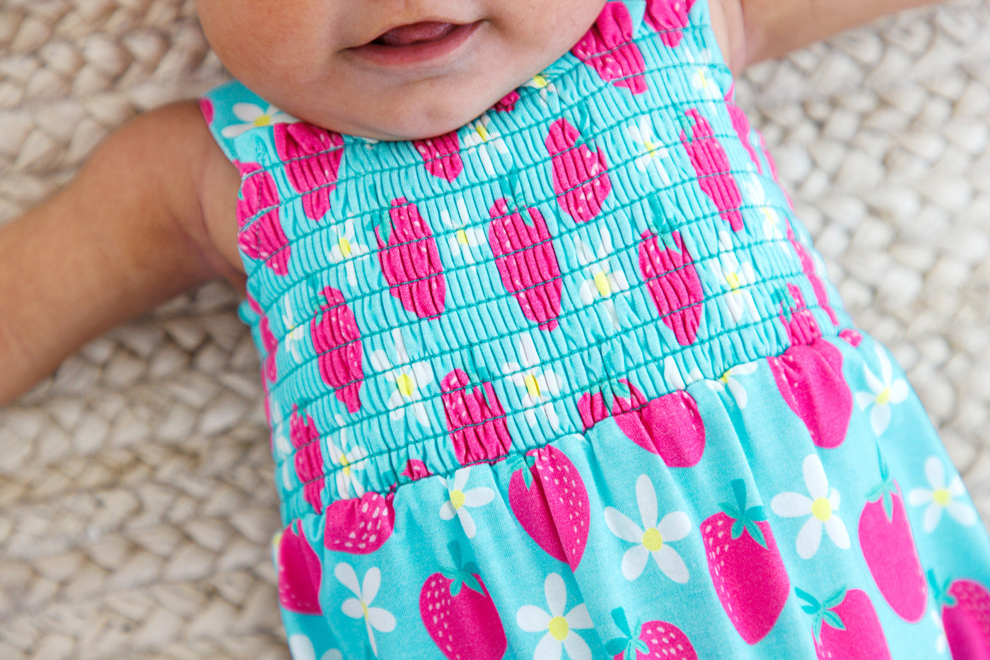 June smocked birdie bubble