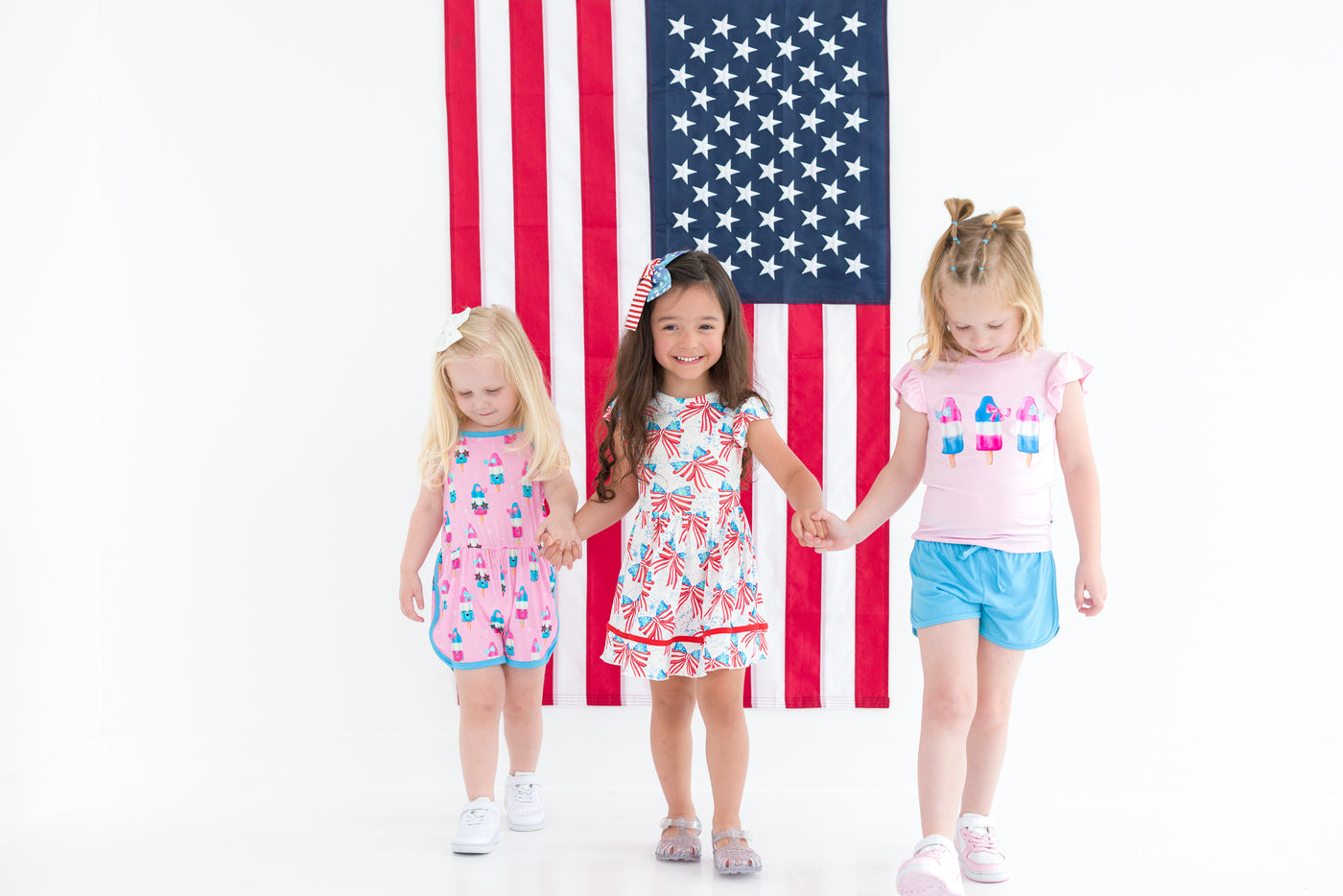 Patriotic Pops Ruffle Tank Set