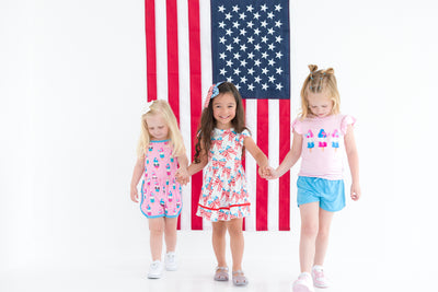Patriotic Pops Ruffle Tank Set
