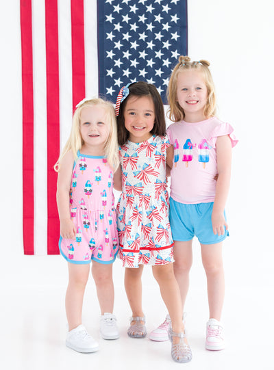 Patriotic Pops Ruffle Tank Set