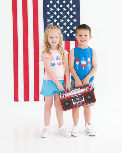 Patriotic Pops Ruffle Tank Set