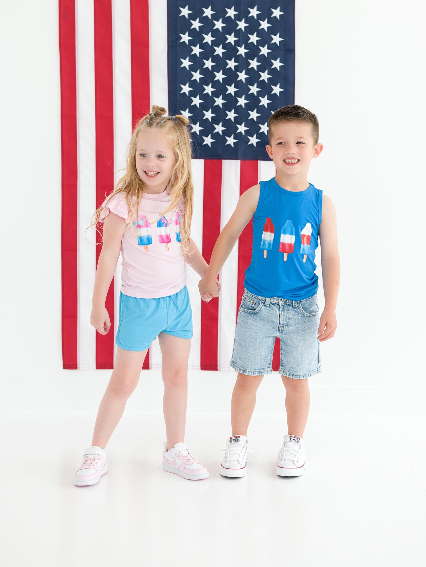 Patriotic Pops Ruffle Tank