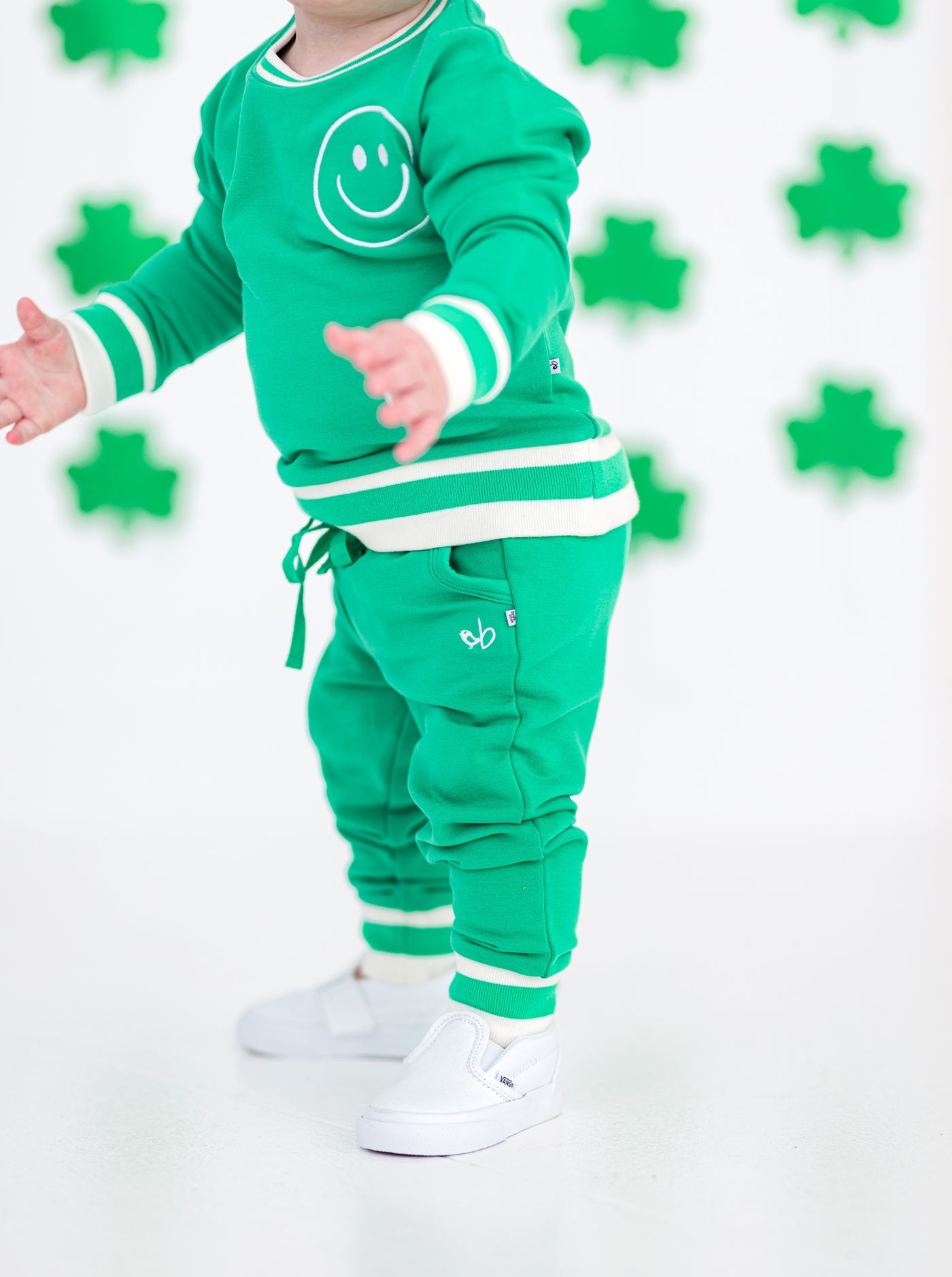 Green Varsity Jogger Set