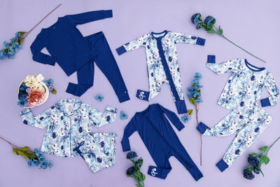 indigo 2-piece pajamas