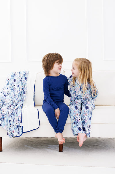 indigo 2-piece pajamas