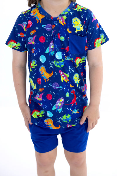 comet henley t-shirt set