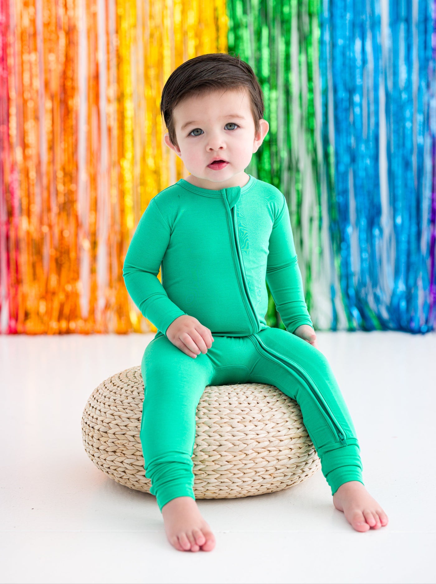 Gumdrop Green Convertible Romper