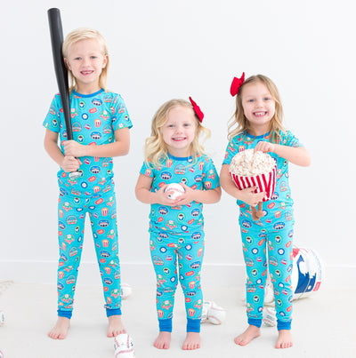 Baseball Patches 2-Piece Pajamas