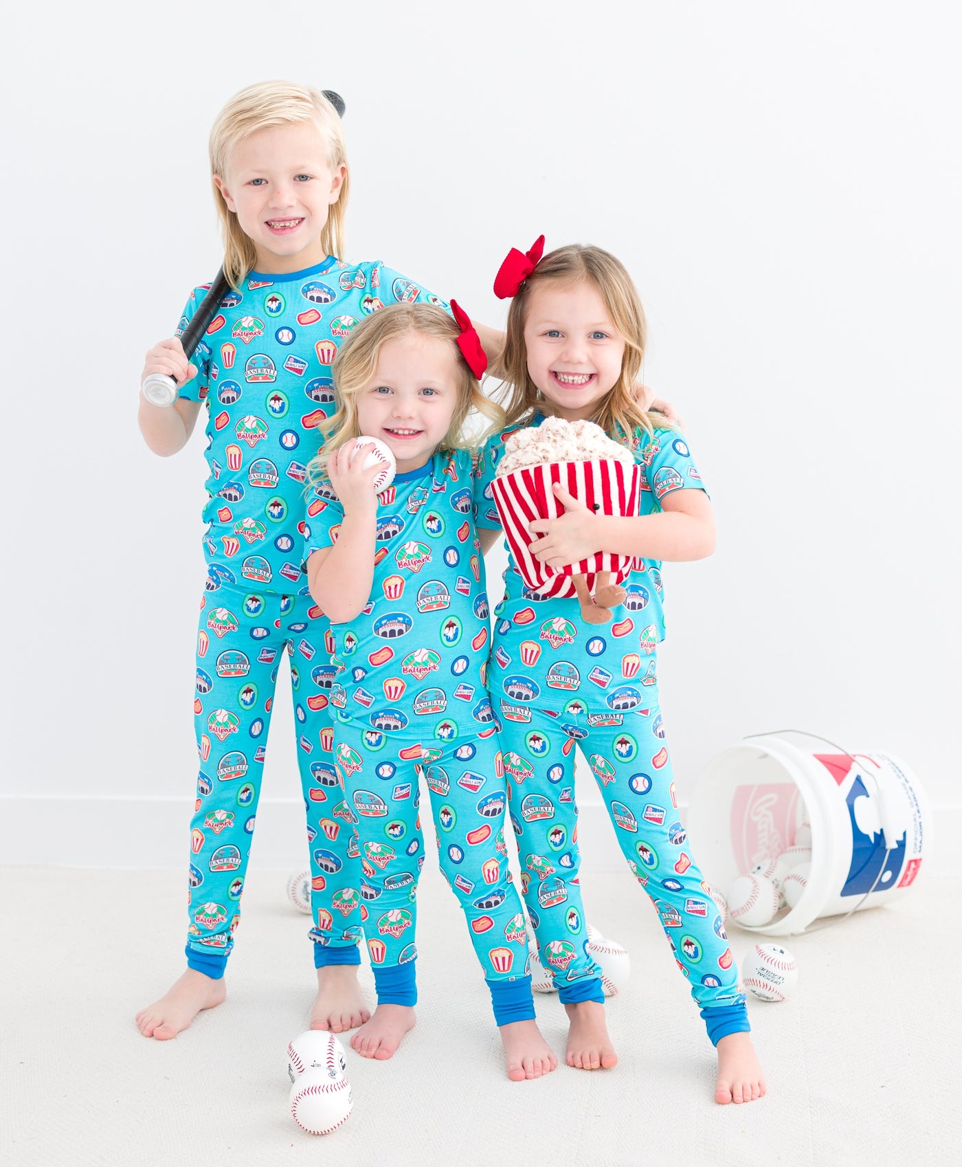 Baseball Patches 2-Piece Pajamas