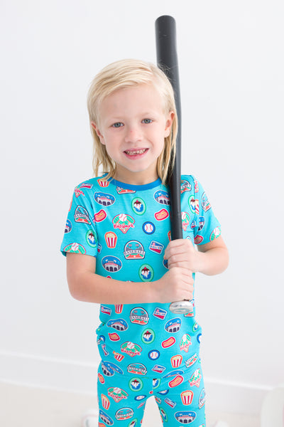 Baseball Patches 2-Piece Pajamas