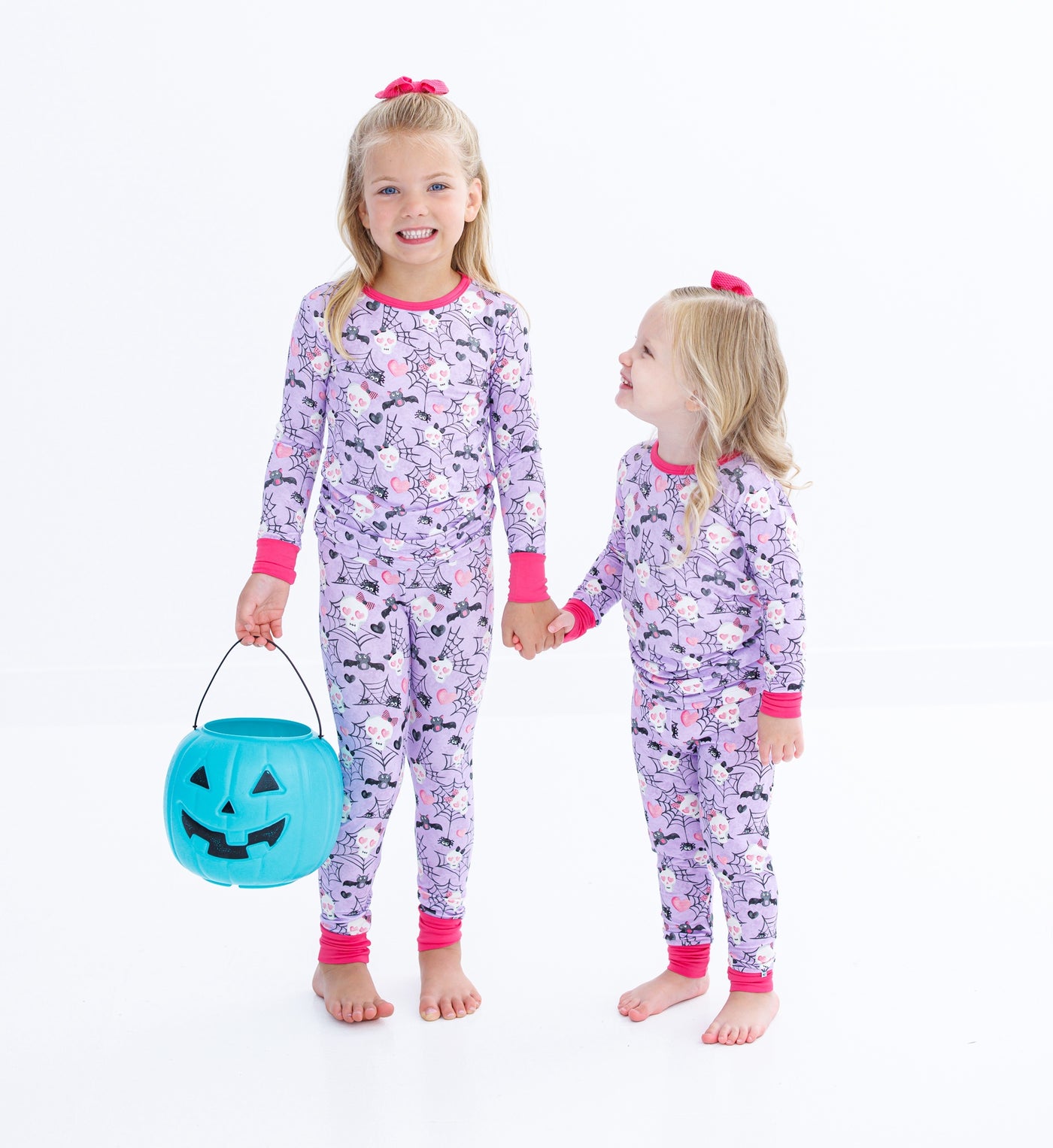 carrie 2-piece glow-in-the-dark pajamas: LONG