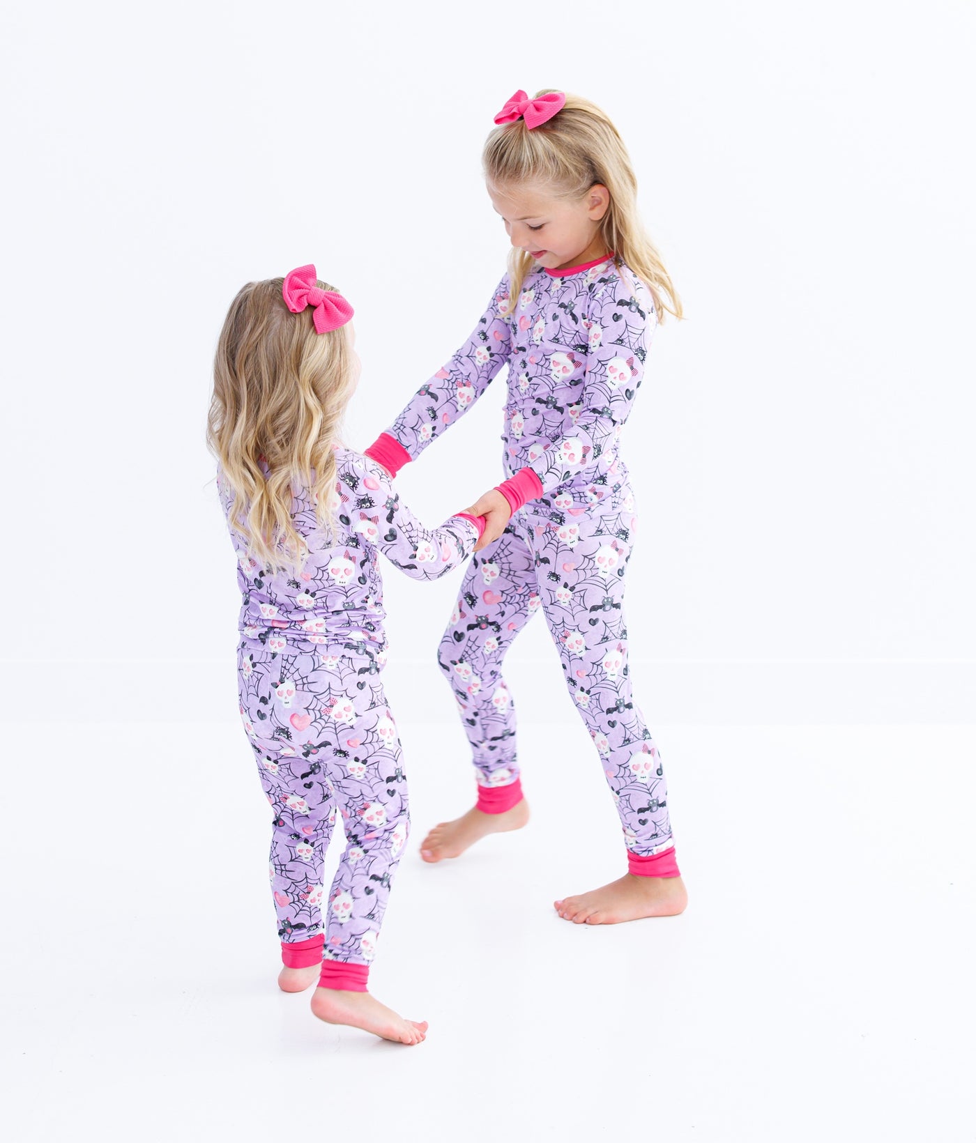 carrie 2-piece glow-in-the-dark pajamas: LONG