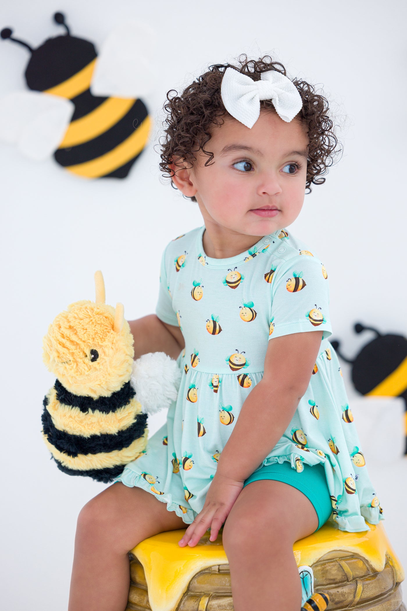 Bumble Bee Peplum Set