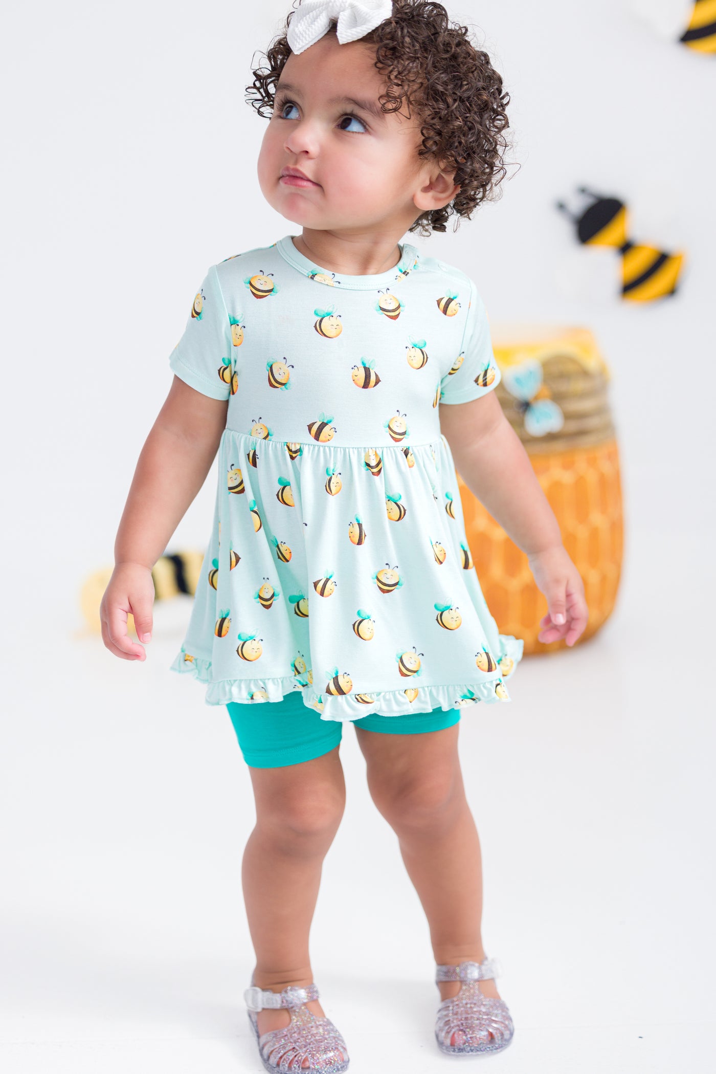 Bumble Bee Peplum Set