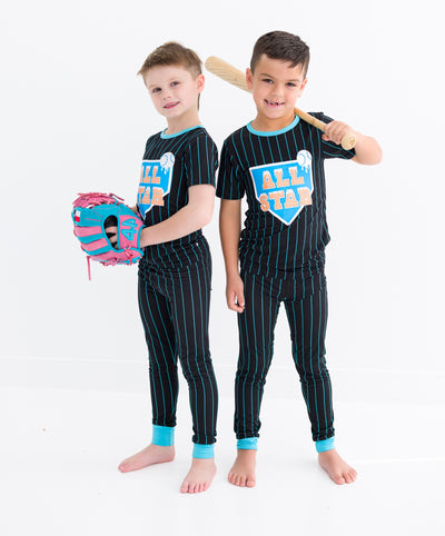 All-Star Pinstripes 2-Piece Pajamas