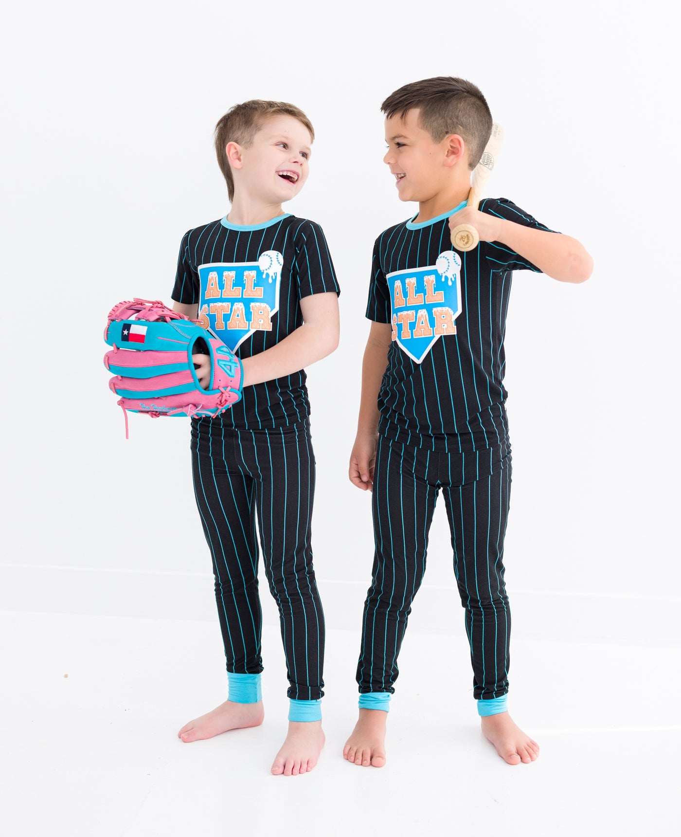 All-Star Pinstripes 2-Piece Pajamas