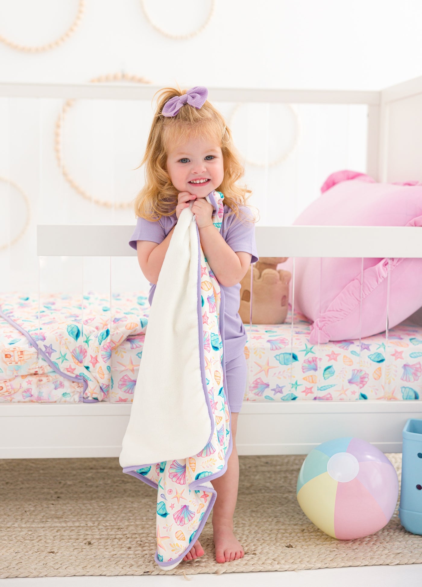 Shelly Plush Birdie Blanket- STROLLER