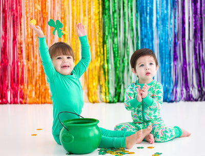 gumdrop green 2-piece pajamas