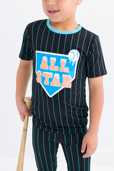 All-Star Pinstripes 2-Piece Pajamas