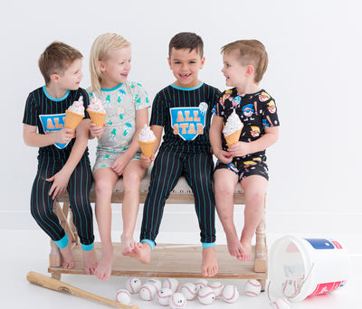 All-Star Pinstripes 2-Piece Pajamas