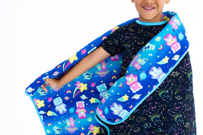 Care Bears™ Cosmic Bears Blue toddler birdie quilt