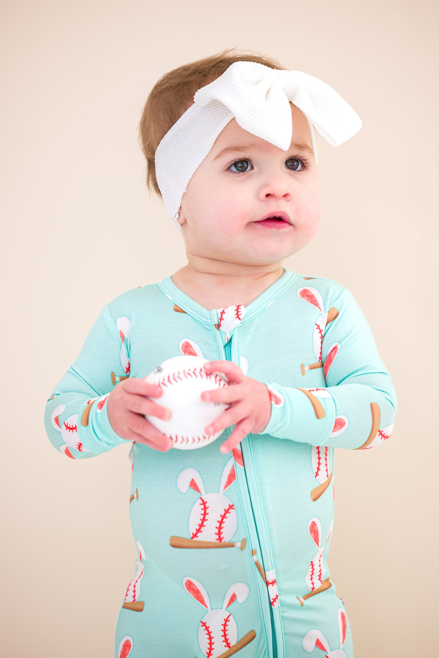 Baseball Bunnies Convertible Romper