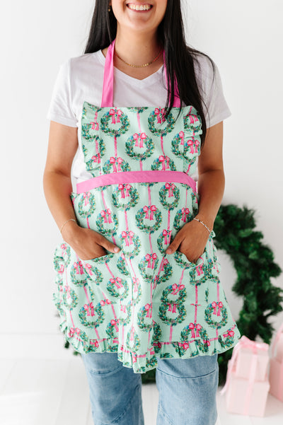 Juniper Ruffle Baking Apron