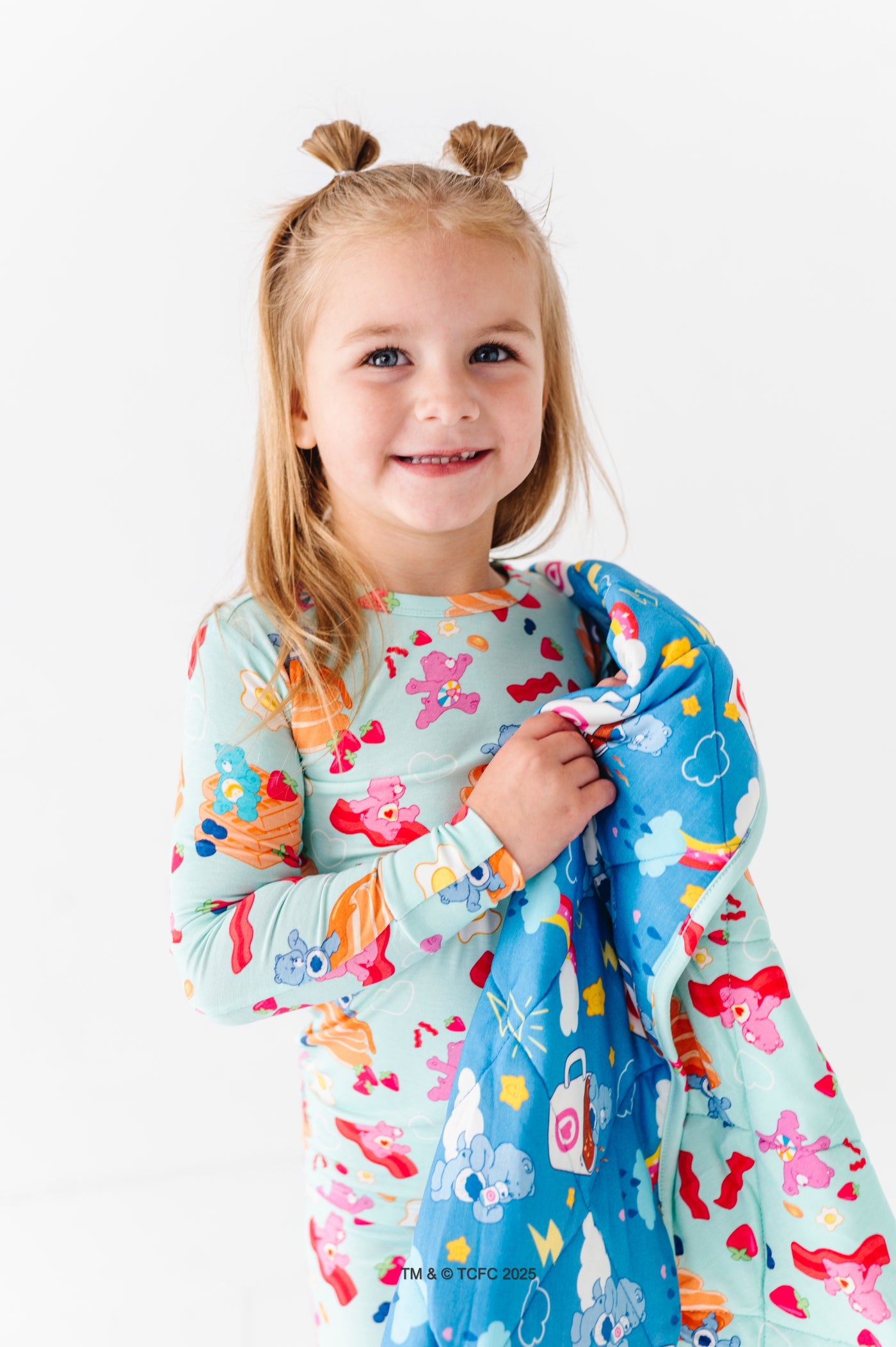 Care Bears™ Breakfast Bears/Grumpy Coffee Toddler Birdie Quilt