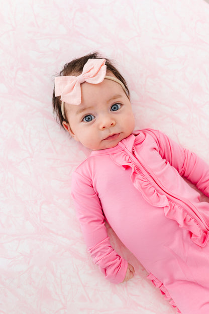 Pink Tree Camo Crib Sheet