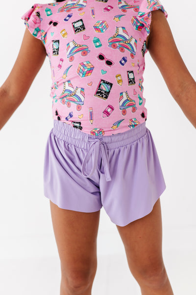 Lavender Butterfly Shorts