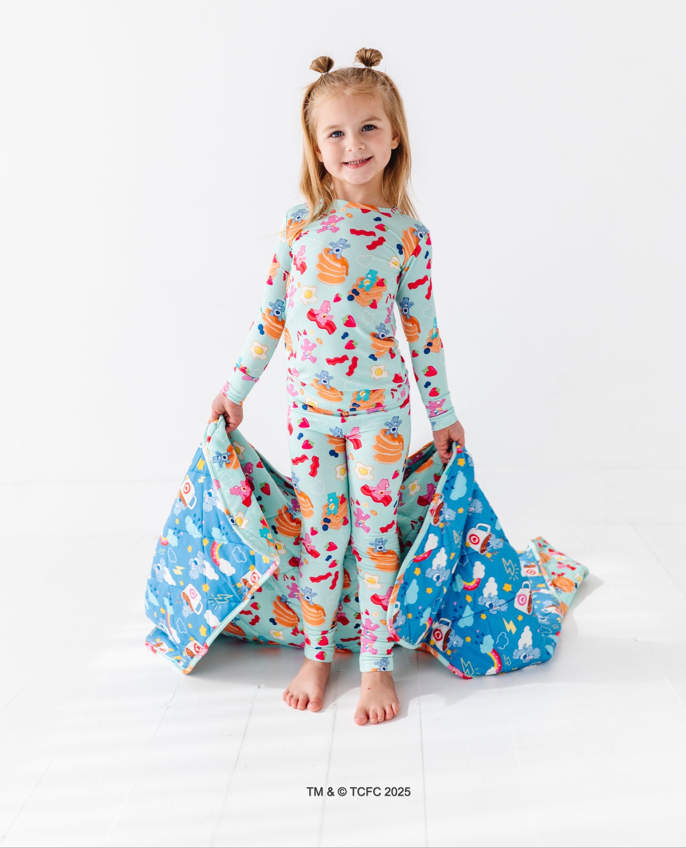 Care Bears™ Breakfast Bears/Grumpy Coffee Toddler Birdie Quilt