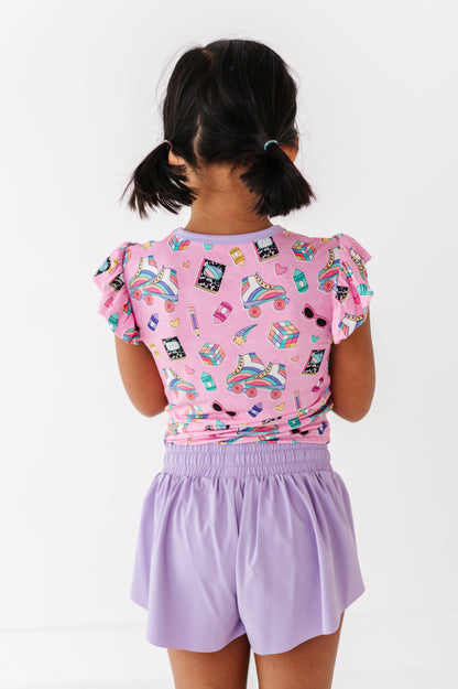 Lavender Butterfly Shorts