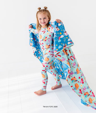 Care Bears™ Breakfast Bears/Grumpy Coffee Toddler Birdie Quilt