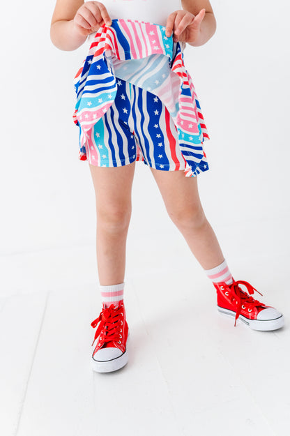 Americana 2-Tiered Skort