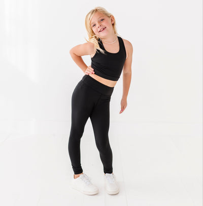 Black Active Top- PREORDER- SHIPS END OF JANUARY