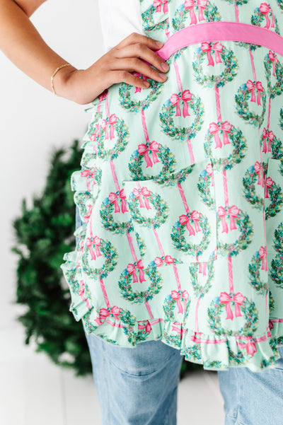 Juniper Ruffle Baking Apron