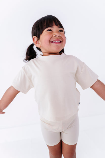 Oatmilk Boxy T-Shirt