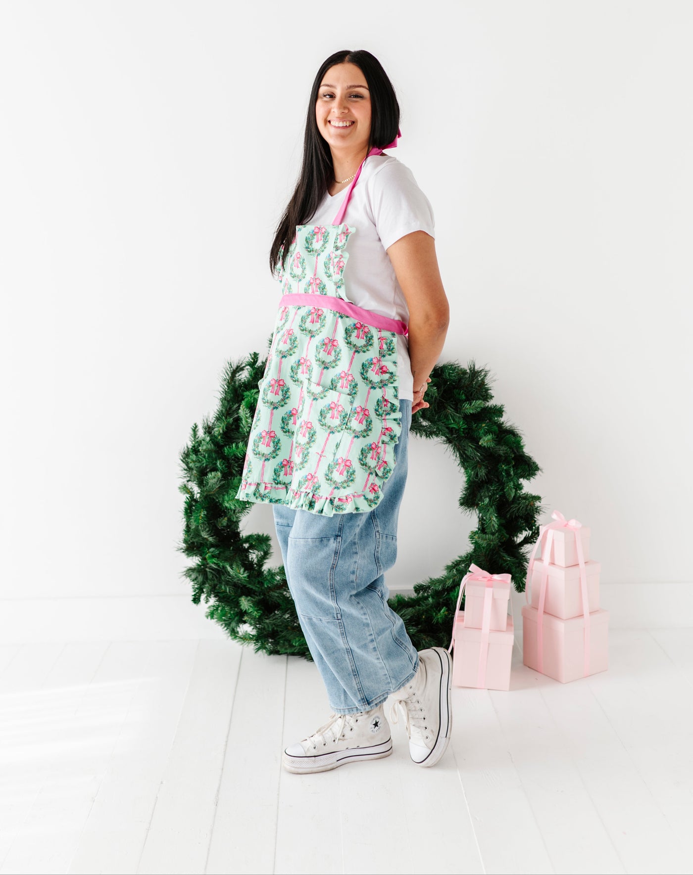 Juniper Ruffle Baking Apron
