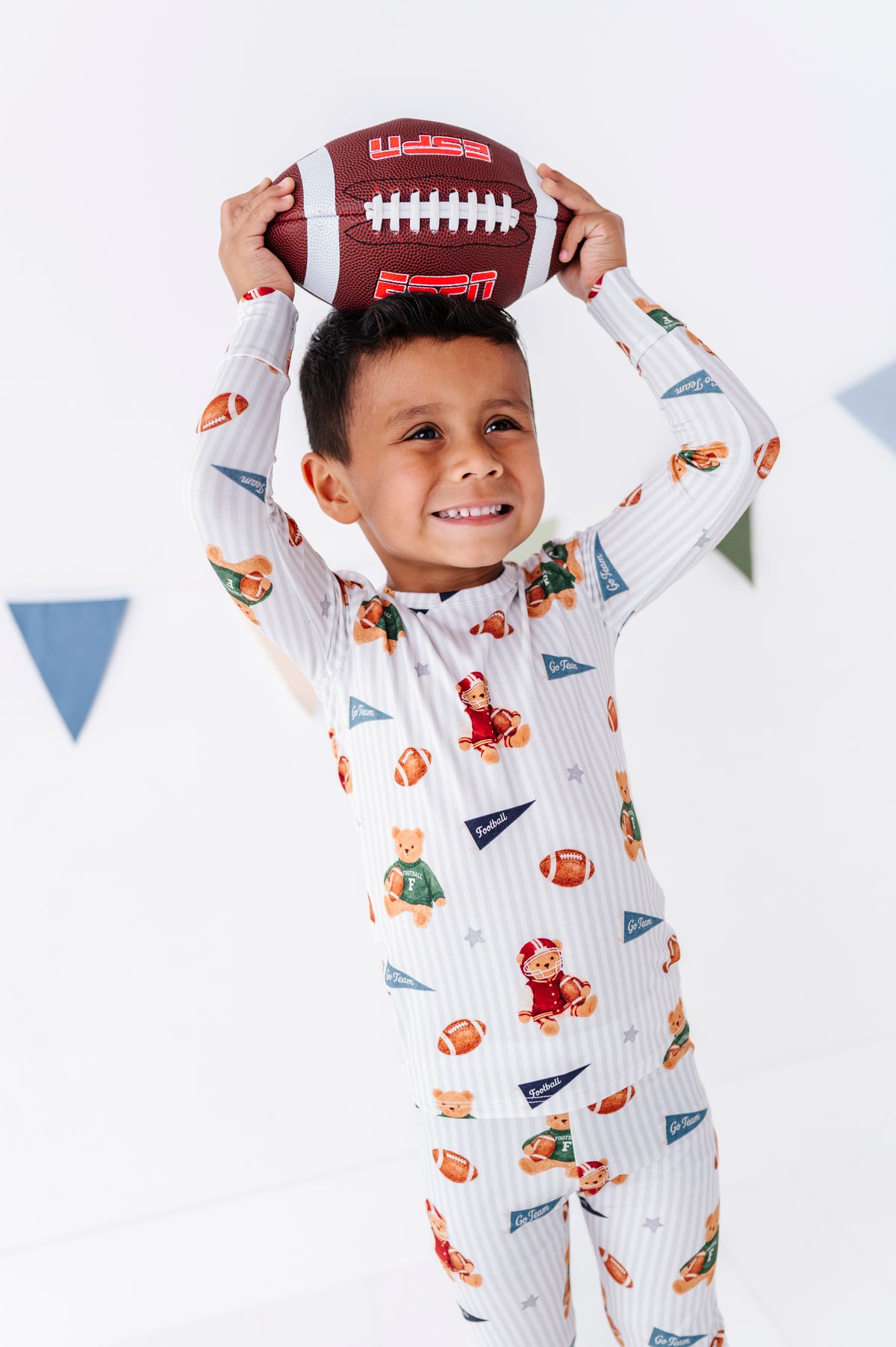 Touchdown Teddy Bamboo Pajama Set
