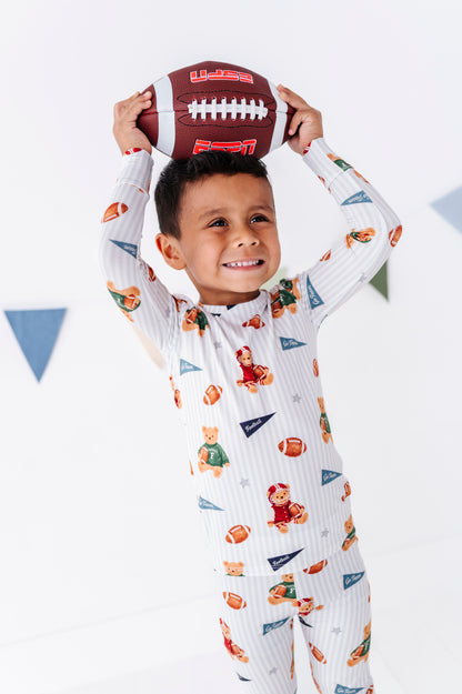 Touchdown Teddy Bamboo Pajama Set