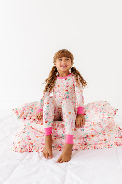 Dolly Ruffle Zipper Pillowcase Set