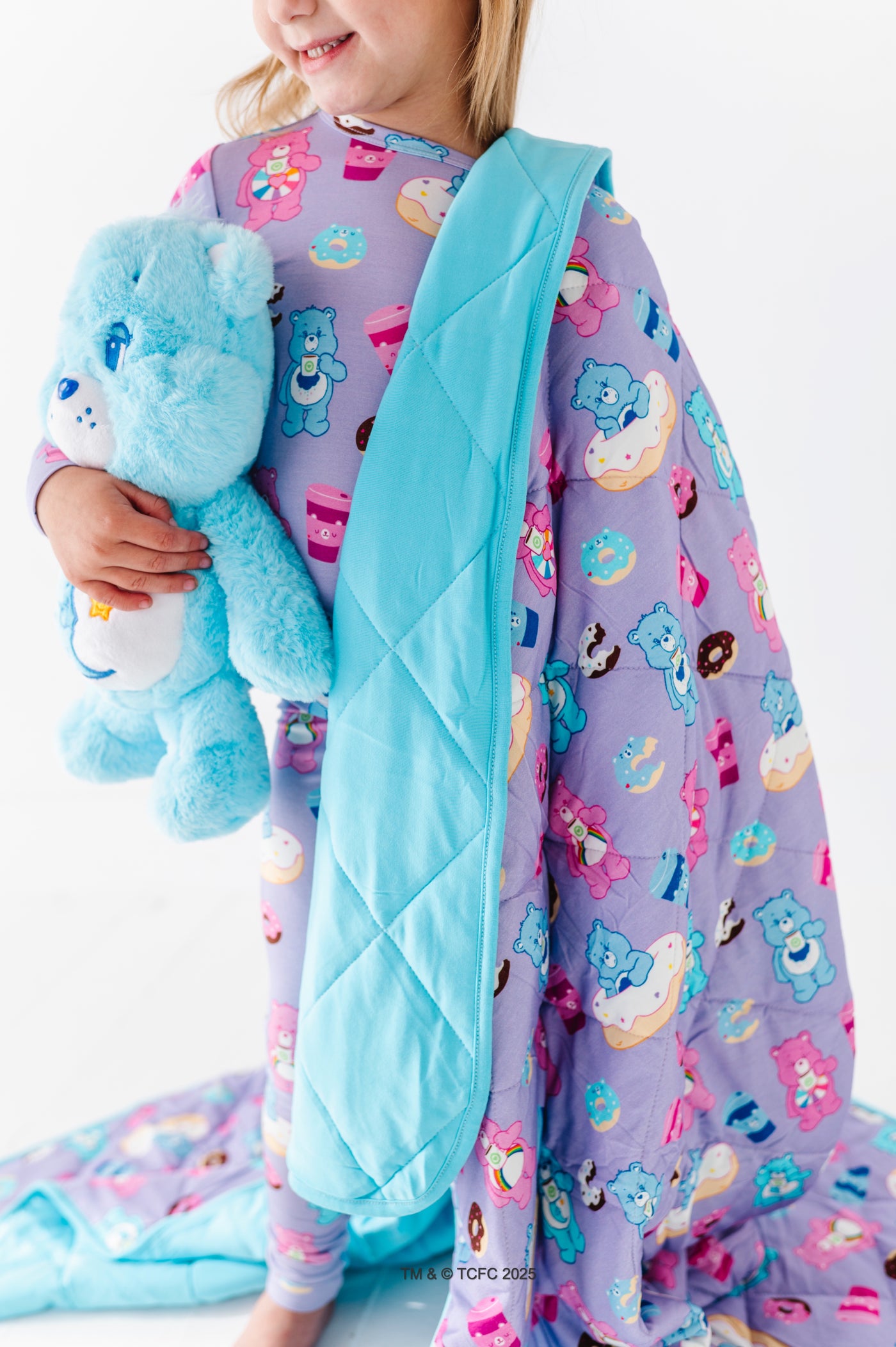 Care Bears™ Donuts And Coffee Toddler Birdie Quilt