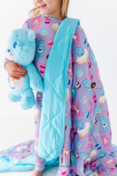 Care Bears™ Donuts And Coffee Toddler Birdie Quilt